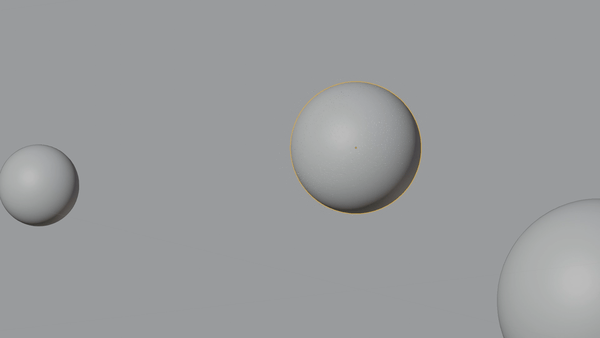 Viewport render of exploding hair simulation